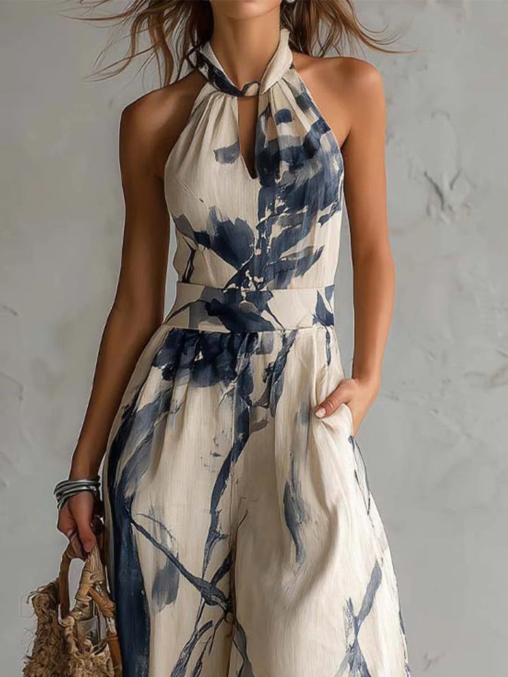 MARCELLA | COMBINAISON LARGE À COL HALTER