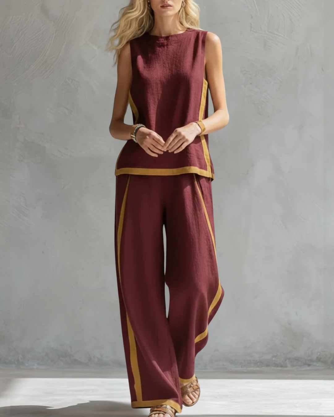 Leila | Ensemble Élégant avec une Touche Moderne
