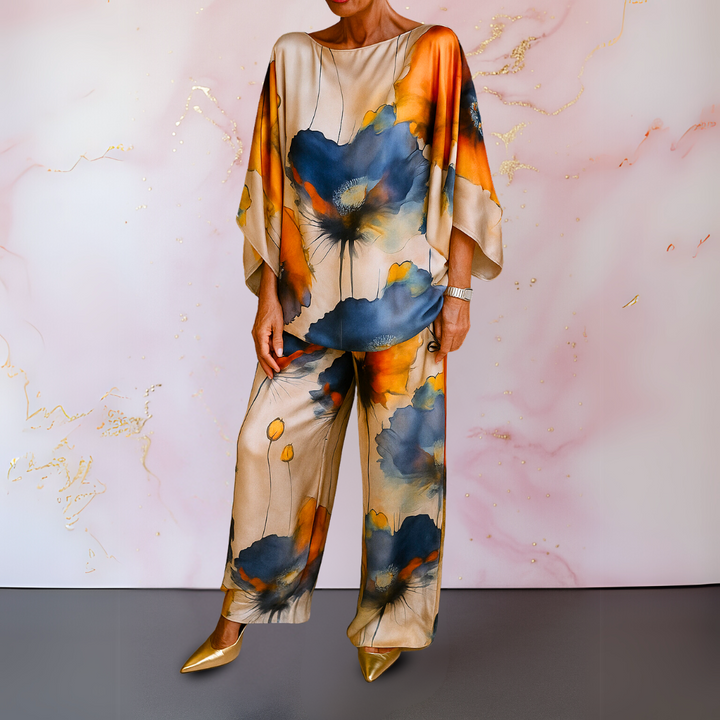 Maelora™ | Ensemble deux pièces en satin pour femme