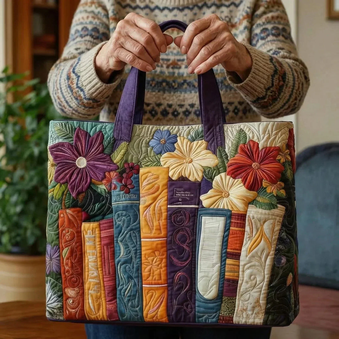 Sac fourre-tout matelassé - Amateurs de livres