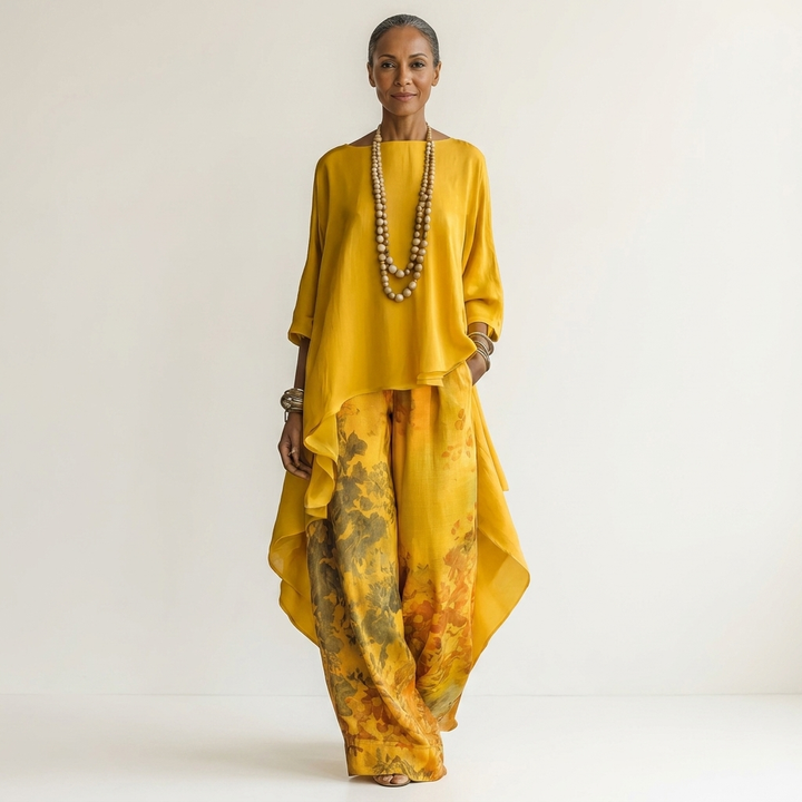 Cariola | Ensemble Élégant à Imprimé Floral