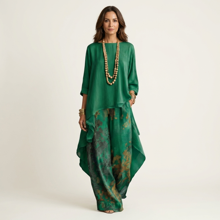 Cariola | Ensemble Élégant à Imprimé Floral